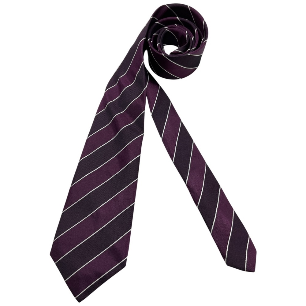 JOOP! Purple Striped Silk LUXURY Tie ITALY